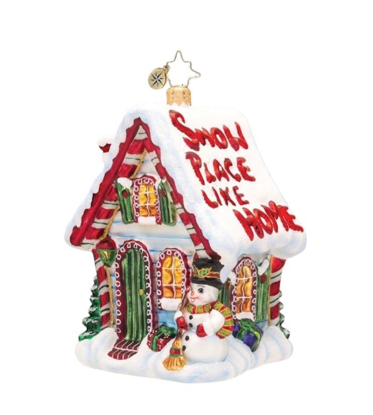 Christopher Radko “Snow Place Like Home” Ornament