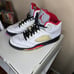 Jordan 5 Retro Fire Red Silver Tongue size 13