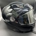 HJC Full Face Snowmobile Helmet Size L Black 2004 CL-MAX Vintage