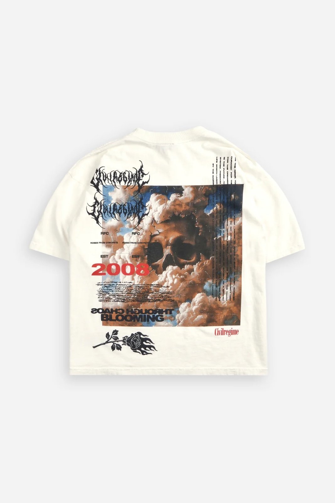 CIVIL REGIME 2XL FROM THE HEAVENS SHIRT NEW