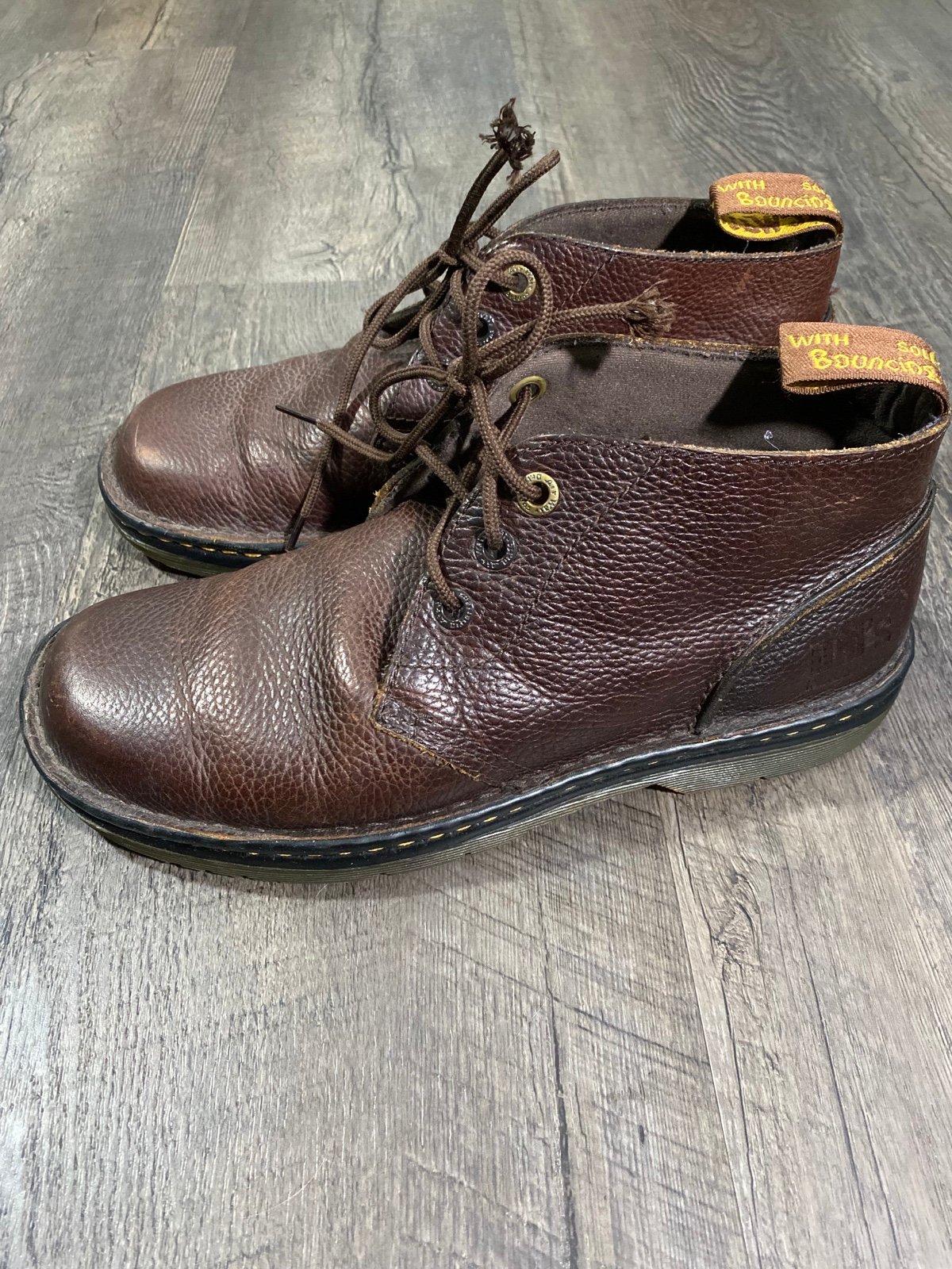 Dr. Martens Sussex Industrial Mens Brown Leather Boots