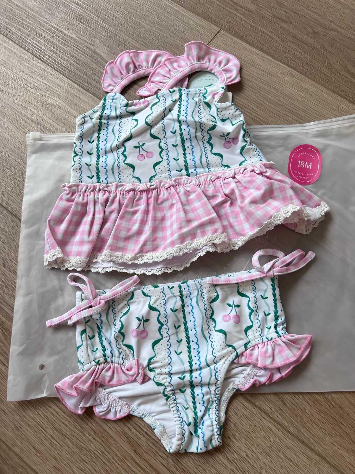 SweetHoney two piece toddler bathing suit