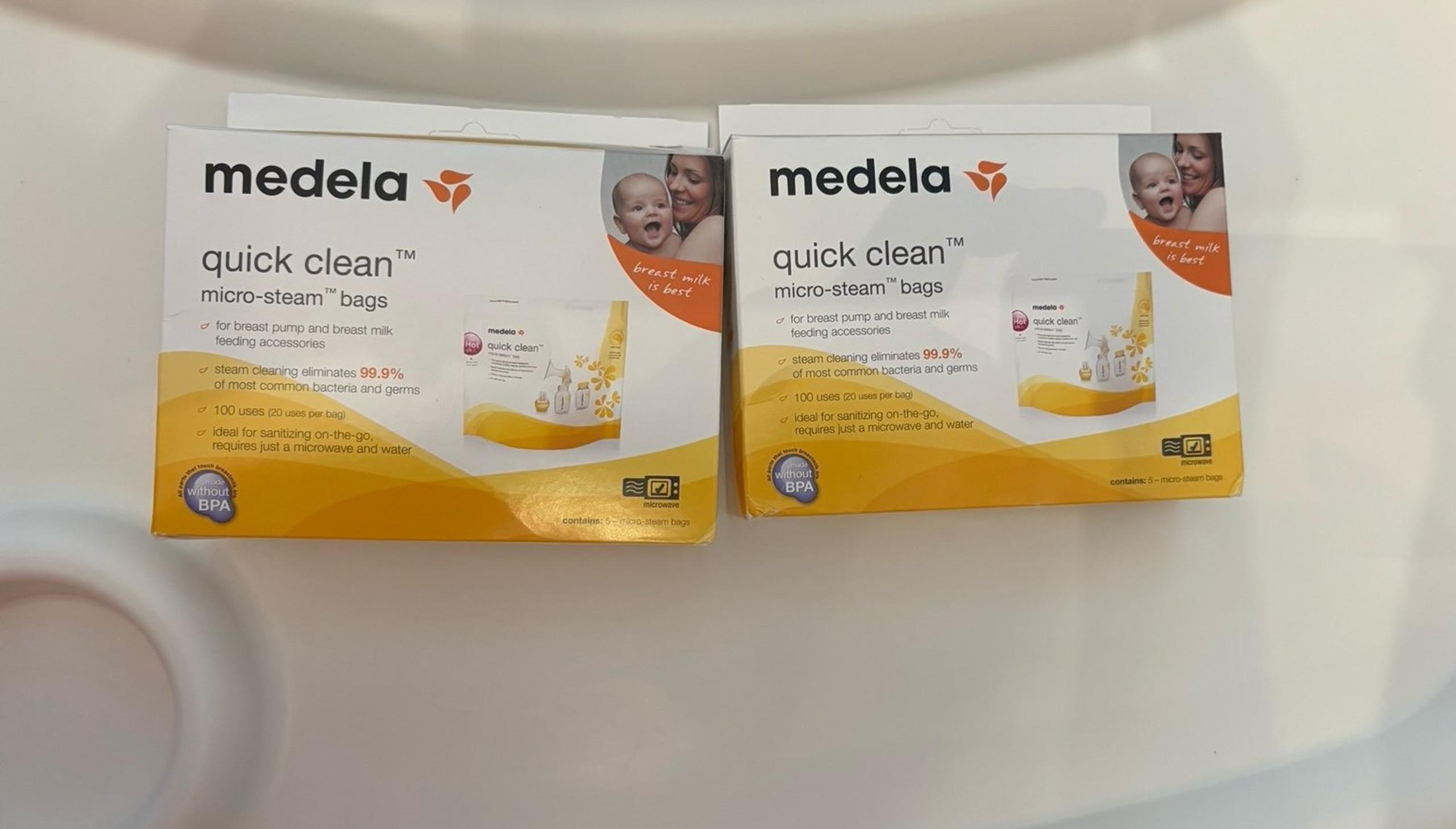 Medela Quick Clean sterilizing bags