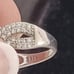 Vtg.Stunning Sterling Silver genuine pearl& cz ring- sz6
