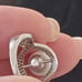 Vtg.Stunning Sterling Silver genuine pearl& cz ring- sz6