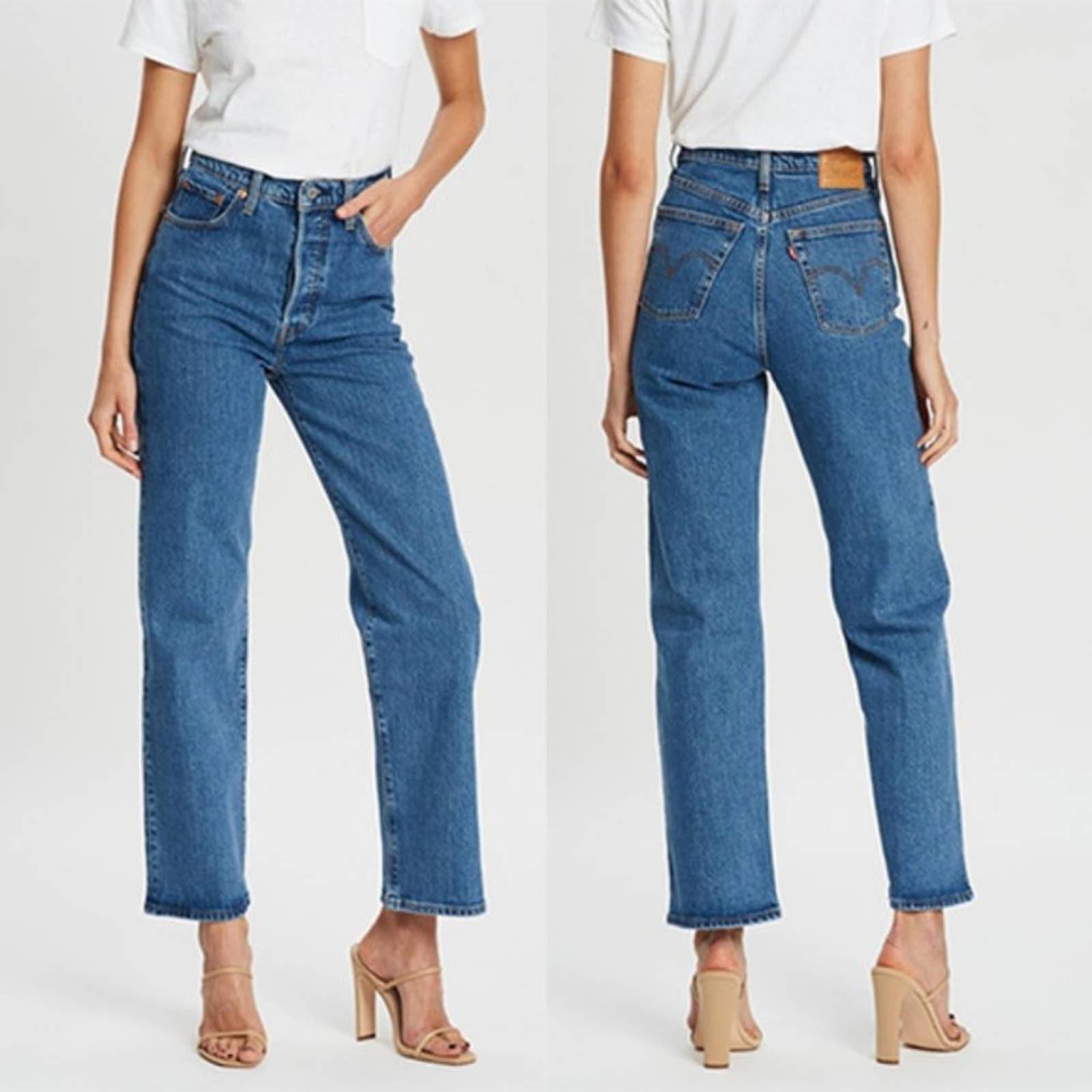 Levi's Ribcage Straight Ankle High Rise Women's Denim Jeans Blue Size: 27 NWOT