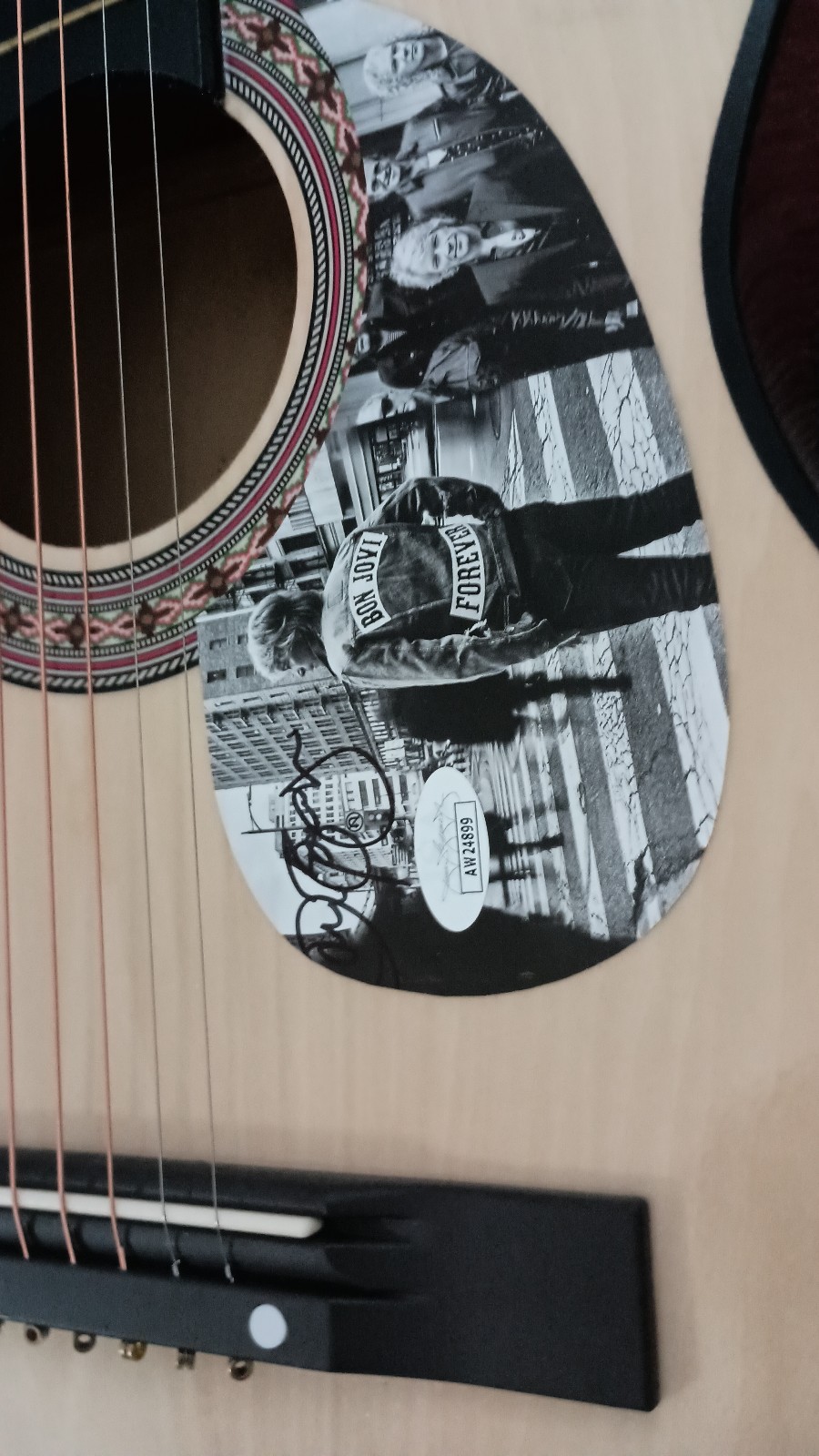 Jon Bon Jovi - autographed acoustic guitar – JSA authentication