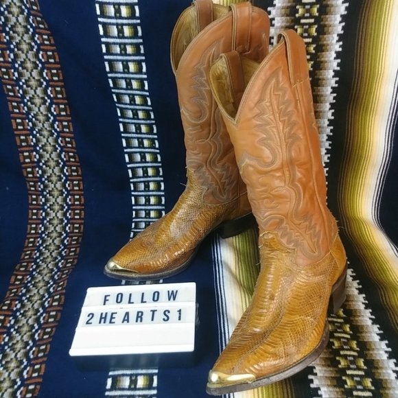 #850 VTG Justin Men's Leather Boots