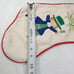 Vintage House of Hatten Christmas Stocking Victorian Boy With Flowers Applique