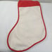 Vintage House of Hatten Christmas Stocking Victorian Boy With Flowers Applique