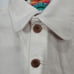 Daily Blue Bone Beige Bomber Denim Jacket Small