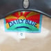 Daily Blue Bone Beige Bomber Denim Jacket Small