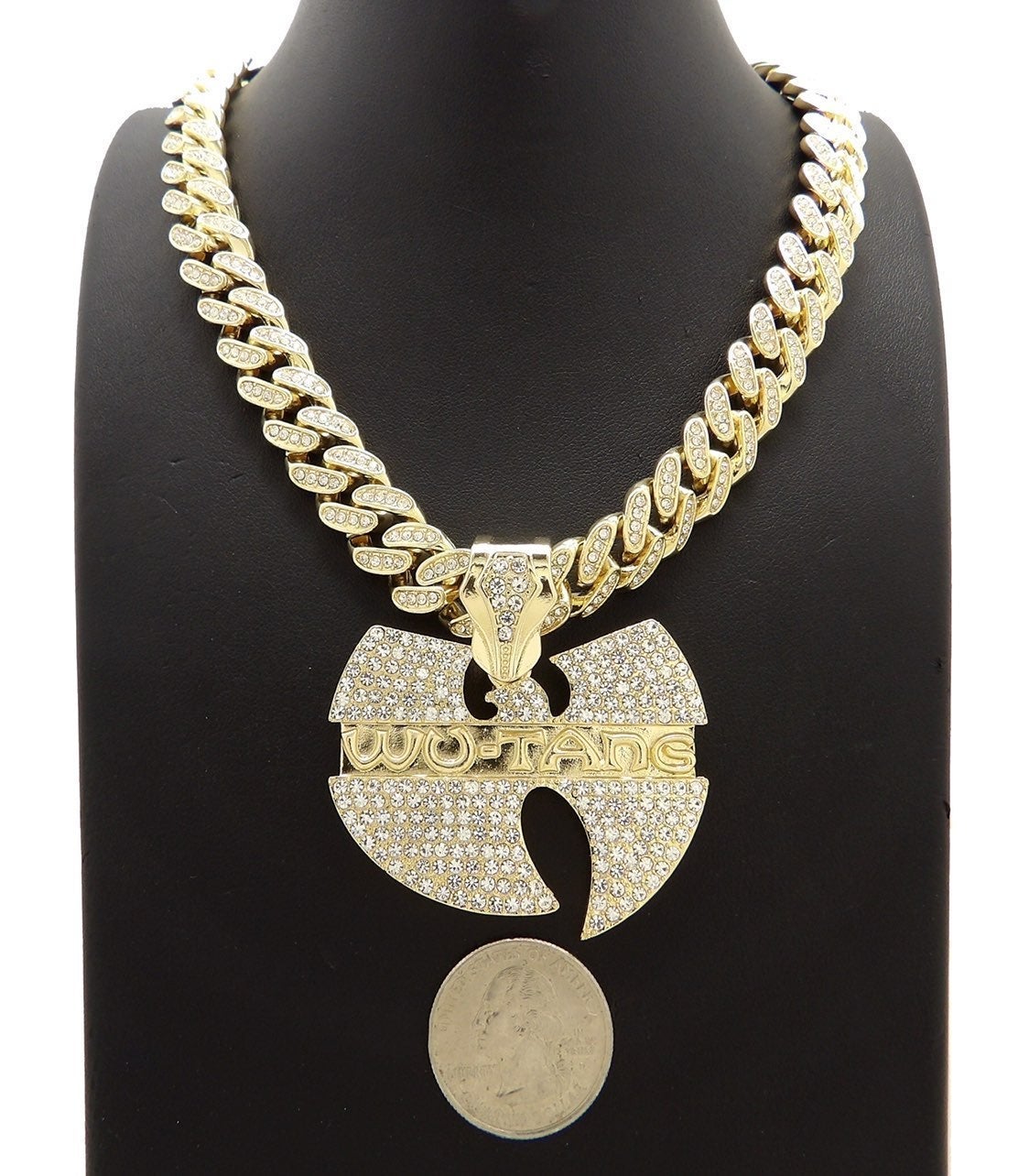 NEW WU-TANG PENDANT &12mm20 MIAMI CHAIN