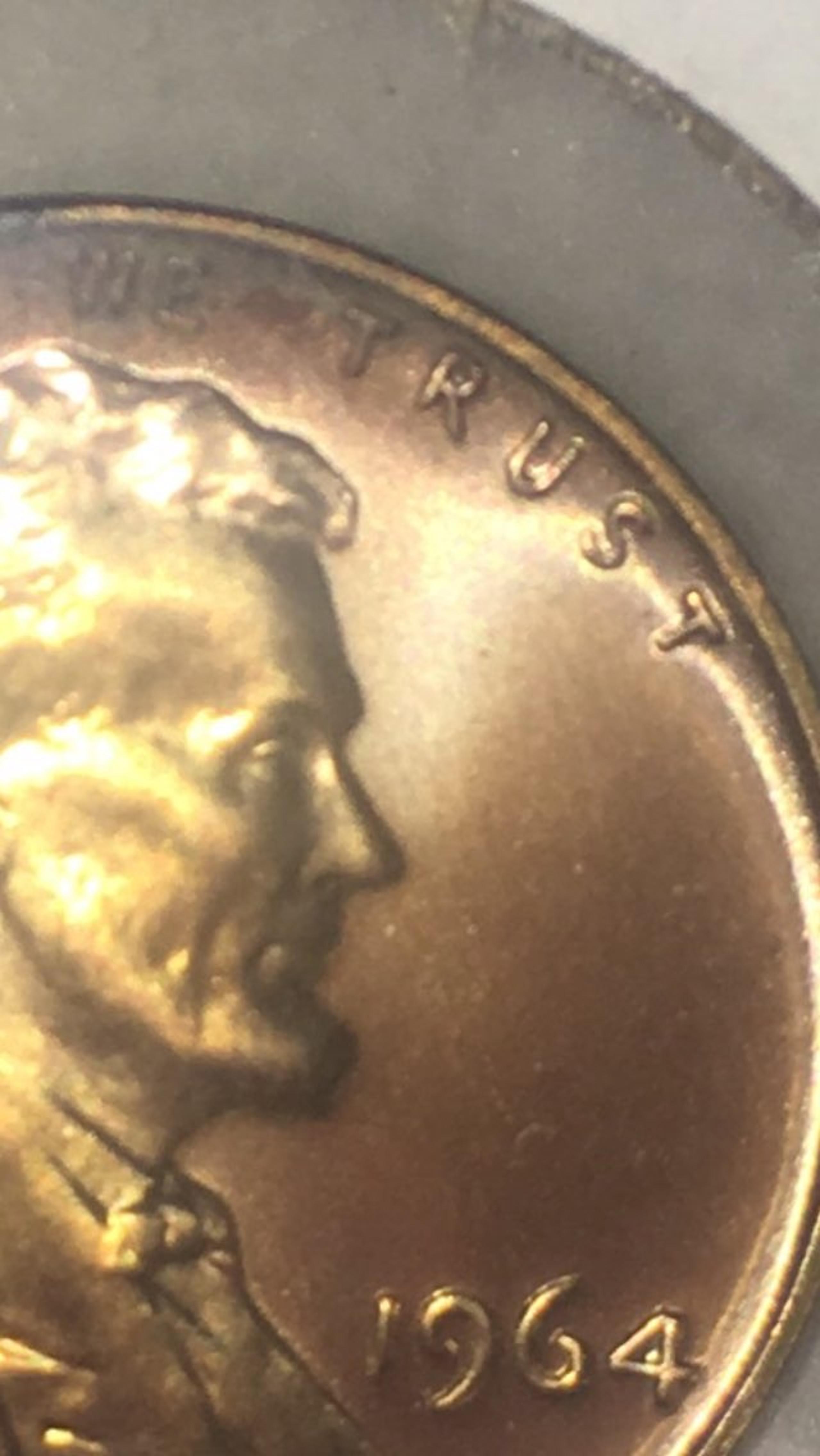 1964 lincon penny (triple die) ddo's