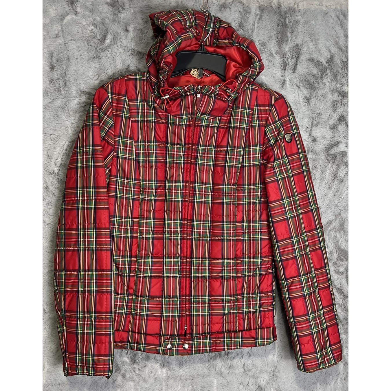 Polo Ralph Lauren Jacket Bomber Buffalo USA Wool Plaid RARE