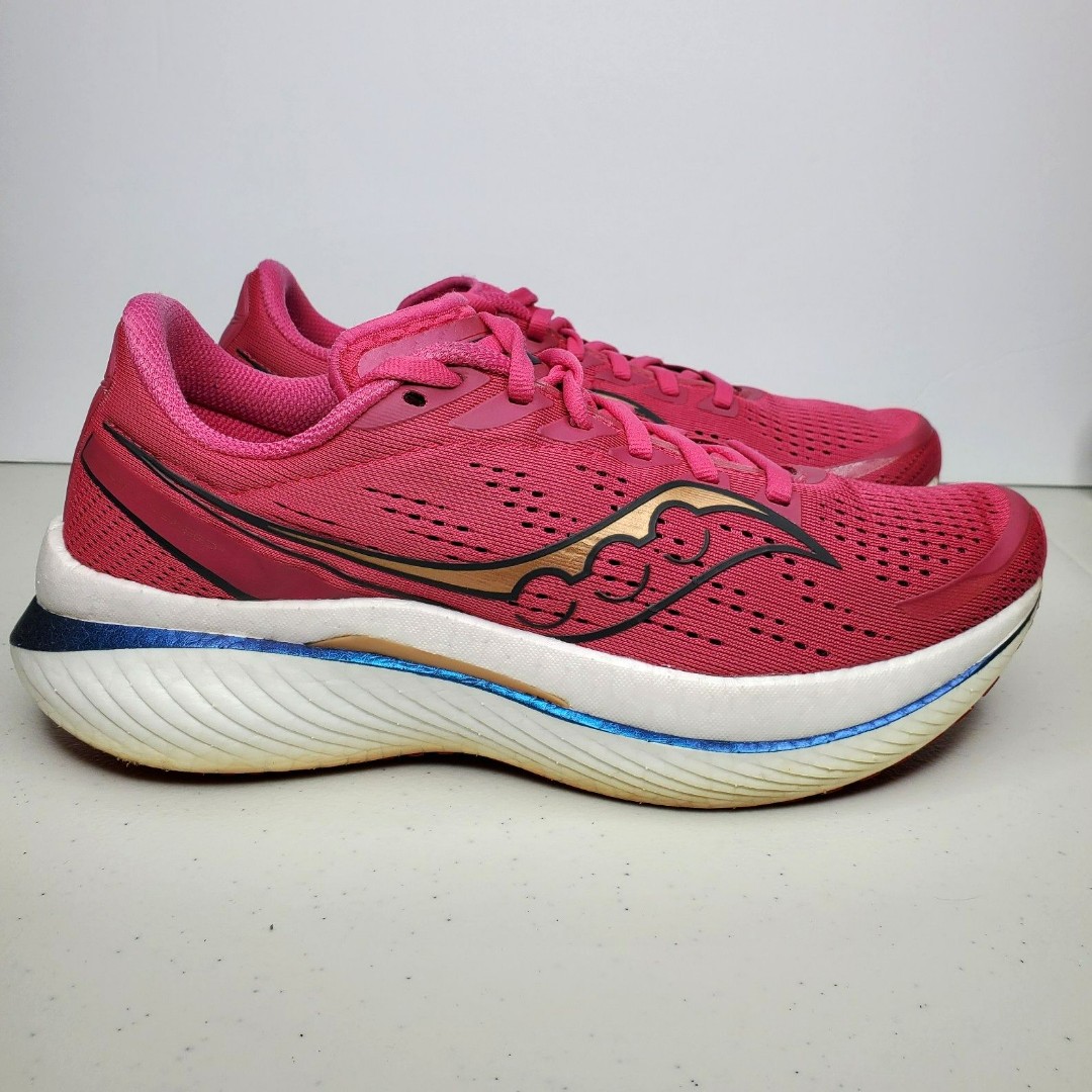 Saucony Women's Endorphin Speed 3 Athletic Running Shoe S10756-40, Pink Size 10