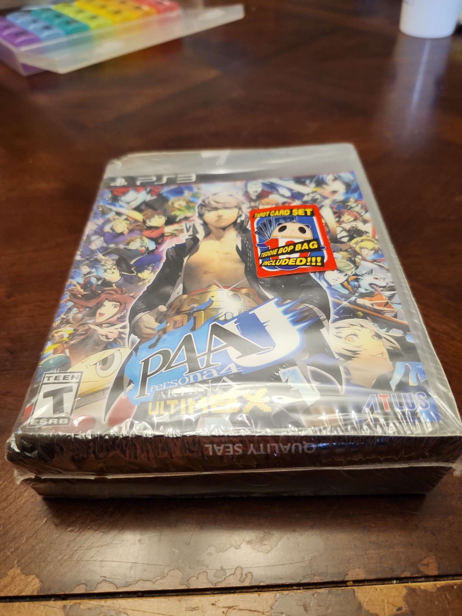 Persona 4 Arena Ultimax Tarot Card Set on ps3