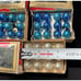 Vtg Mercury Glass Feather Tree Christmas Ornaments Shiny Brite In Box! -A44