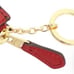 Coach pass case with key ring, popular in red and dark brown coin purse as well.
