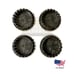 4 Pcs - GMC Brushed/Black Wheel Center Caps 2.25 Terrain 2018-2023