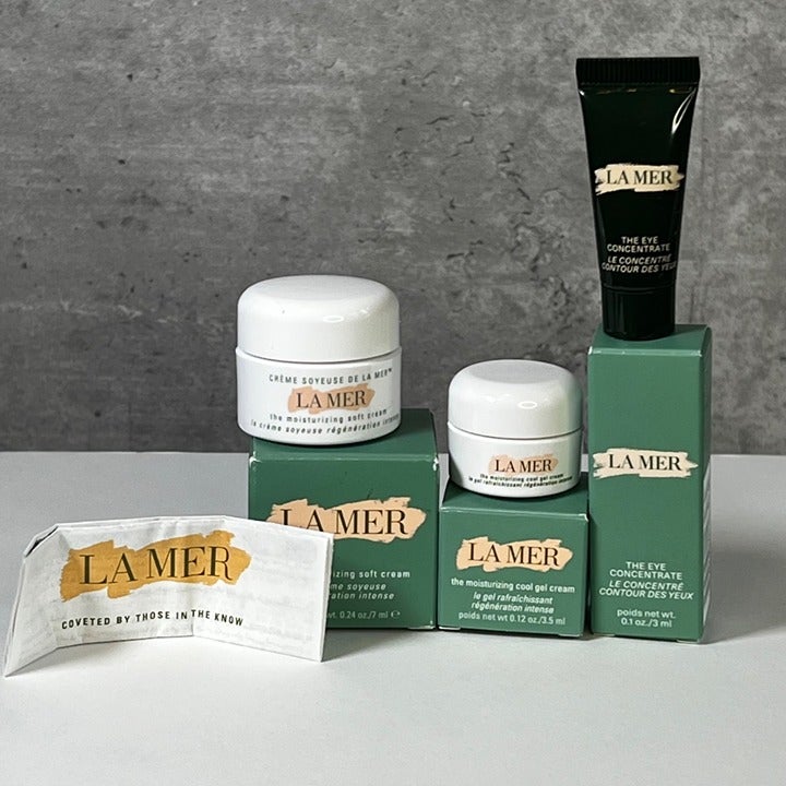 La Mer X3pc The Eye Concentrate & The Moisterizing Soft Cream & The Moisteri
