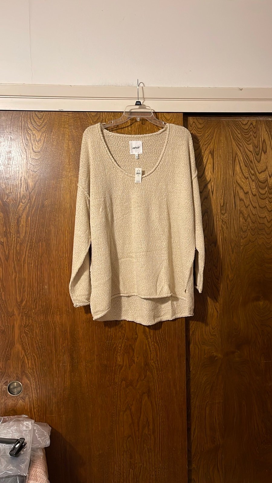 Aerie NWT scoop neck sweater,sz.L