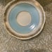 Vintage Adderley Multicolor Tea Cups Gold Gilt Floral Set Of 3