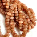 Sunstone Natural Gemstone Hand Carved Cantaloupe Shape Beads Strands