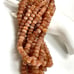 Sunstone Natural Gemstone Hand Carved Cantaloupe Shape Beads Strands