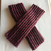 Claret Crochet Arm Warmers OSFA fingerless gloves premade stretchy punk