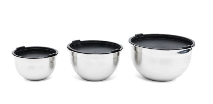 Aava Sweden High Quality Salad Bowl Set, 3 Bowls+3 Lids, NIB. Nice Wedding Gift!