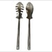 Serving Fork & Spoon Set Ihi Made In India Vintage 14”
