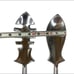 Serving Fork & Spoon Set Ihi Made In India Vintage 14”