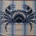 Spartina 449 Blue Crab Beach Towel--Huge 37 x70 --Thick and Beautiful--New