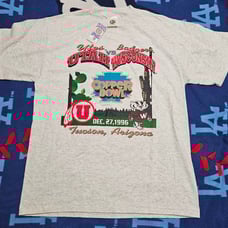 NWT 1996 Copper Bowl (Wisconsin vs. Utah) T-shirt, Men's Large