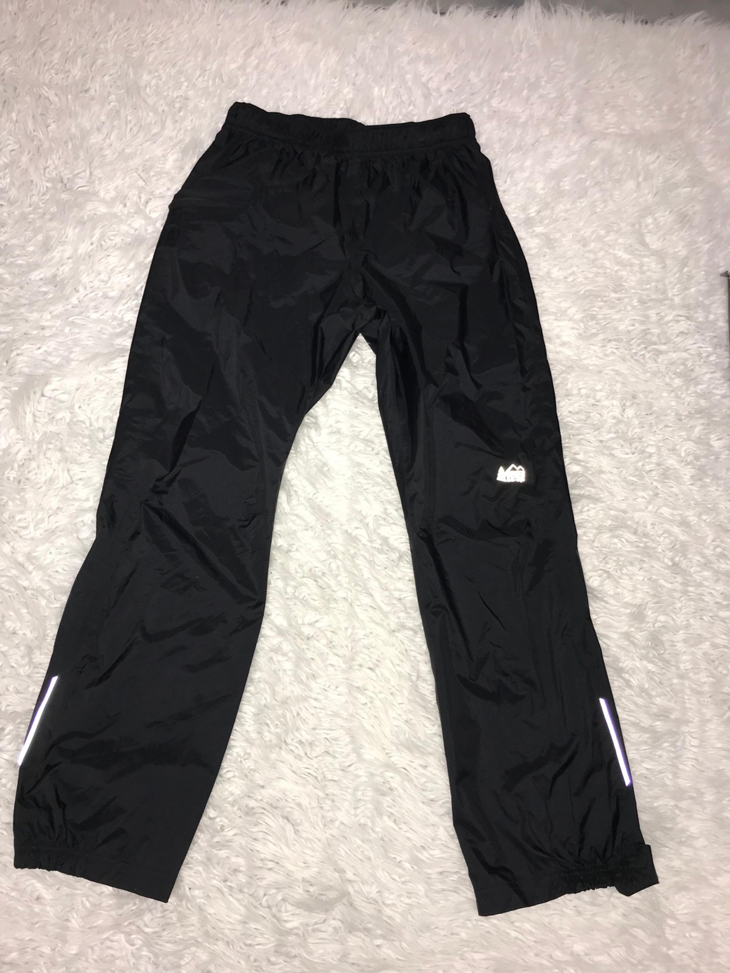 Rei boys rain/windbreaker pants size large 14/16 adjustable waist strings new wi