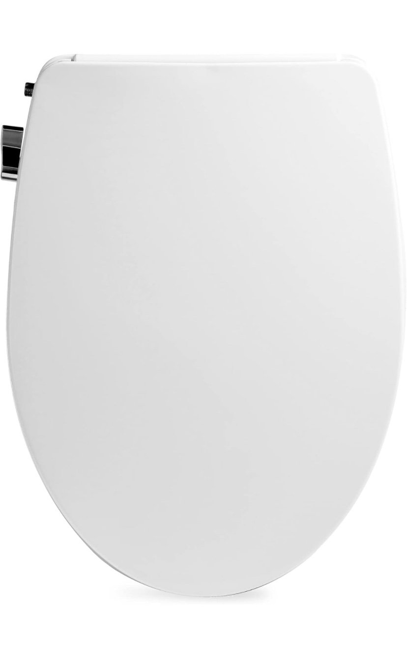 Slim Zero Elongated Bidet Toilet Seat White - Bio Bidet
