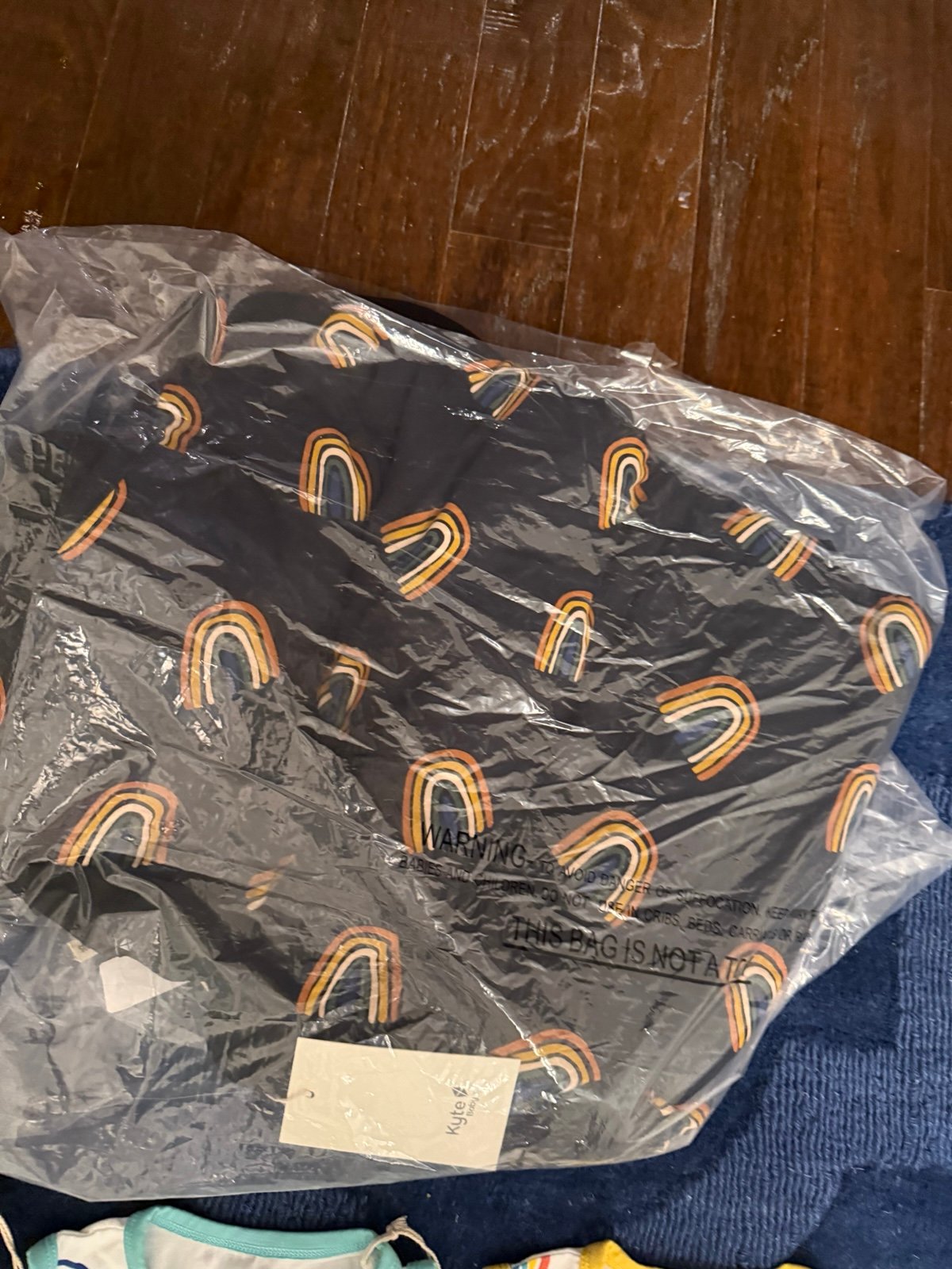 Midnight rainbow rust kyte baby new 1.0 tog toddler blanket