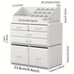 Makeup Organizer Acrylic 3 Pieces-WJ3SV