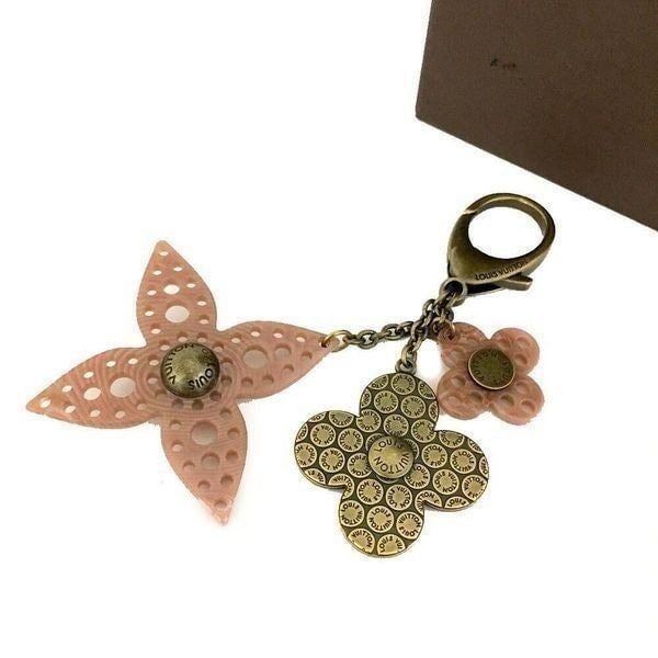 Louis Vuitton Monogram Bijou Flower Key Ring Charm