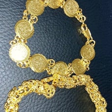 18k bohemian set from india