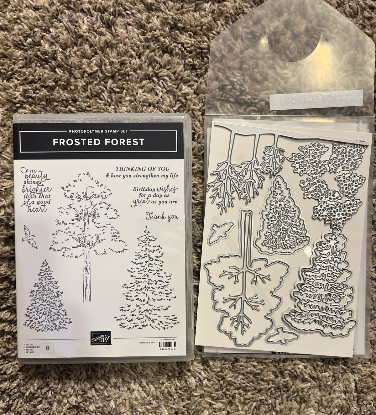 Frosted forest bundle by Stampin Up