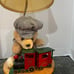 Childs lamp train Teddy Bear Music box A small world after all excellent cond