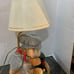 Childs lamp train Teddy Bear Music box A small world after all excellent cond
