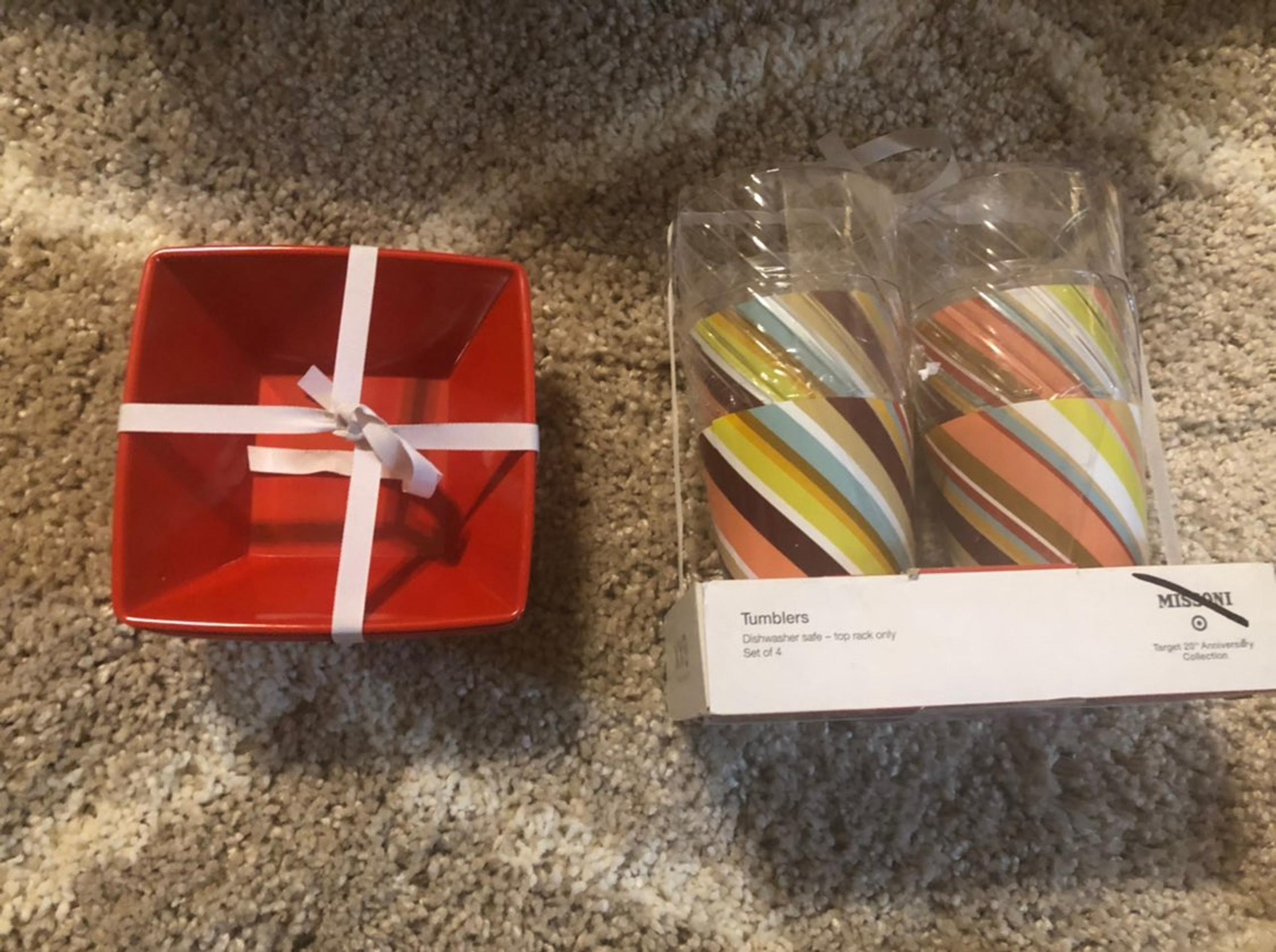Missoni Anniversery Bowls & Tumblers
