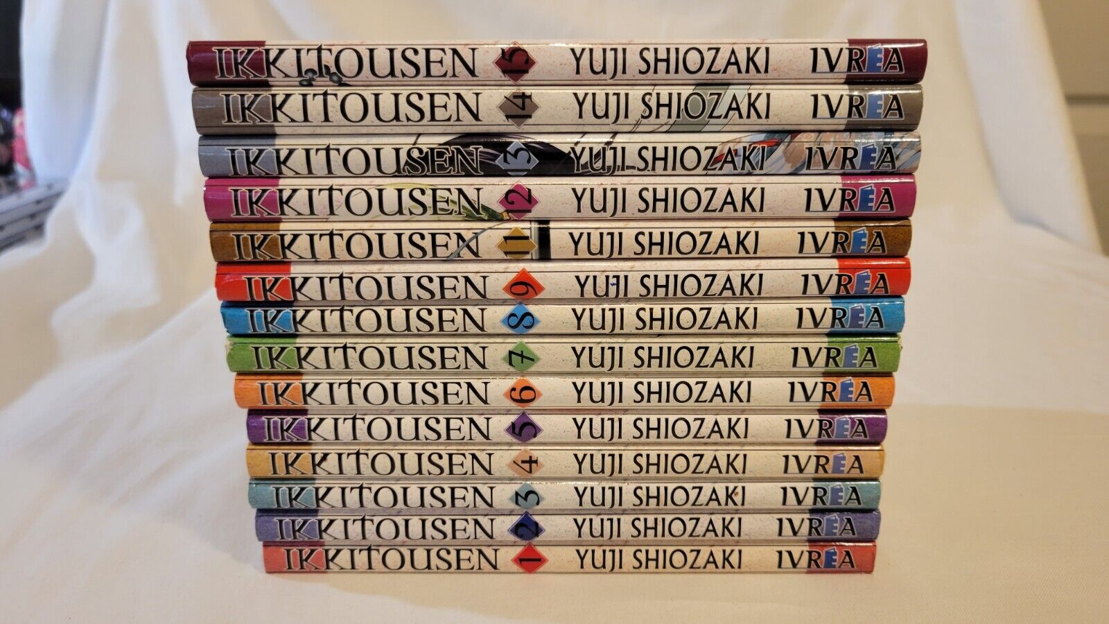 IKKITOUSEN [SPANISH EDITION] Manga Lot (Vol. 1-9, 11-15) By Yuji Shiozaki