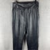 Commando Women's Size Small Black Faux Leather Joggers