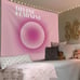 Aura Divine Feminine Funky Y2K Pink Tapestry - Wall Hang Room Decor