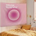 Aura Divine Feminine Funky Y2K Pink Tapestry - Wall Hang Room Decor