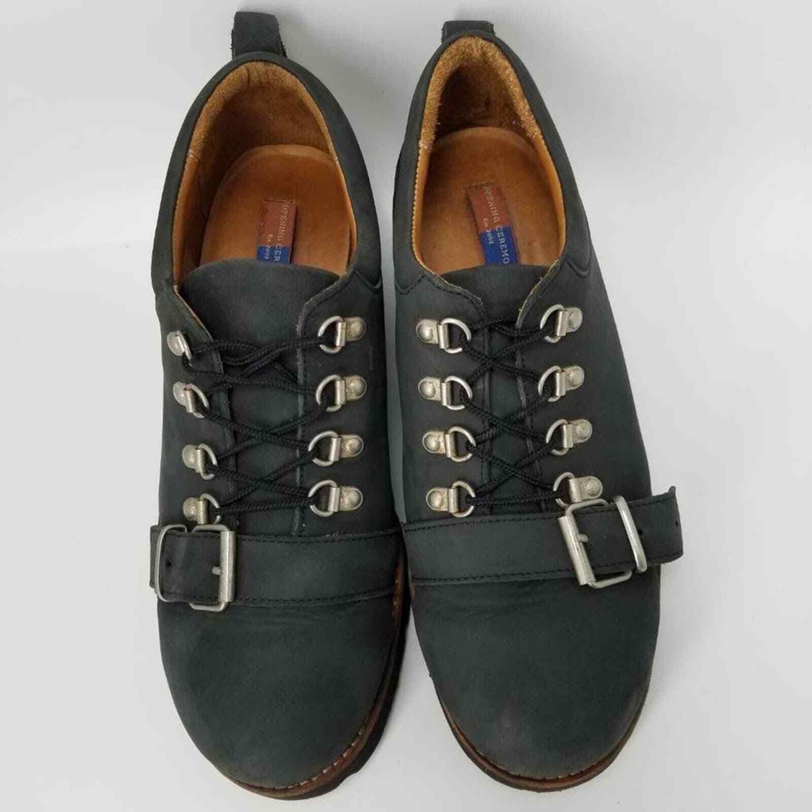 Opening Ceremony Pierce 2 Suede Leather Derby Oxford Sneakers Size EU 43